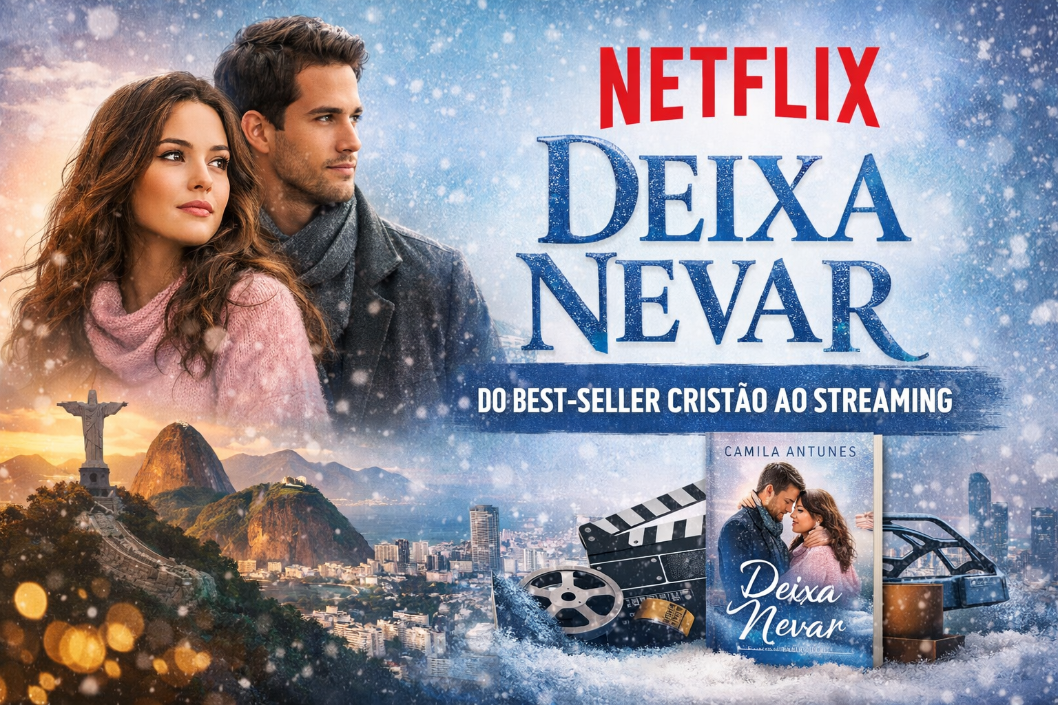 Netflix anuncia série baseada em fenômeno da ficção cristã brasileira, Deixa Nevar