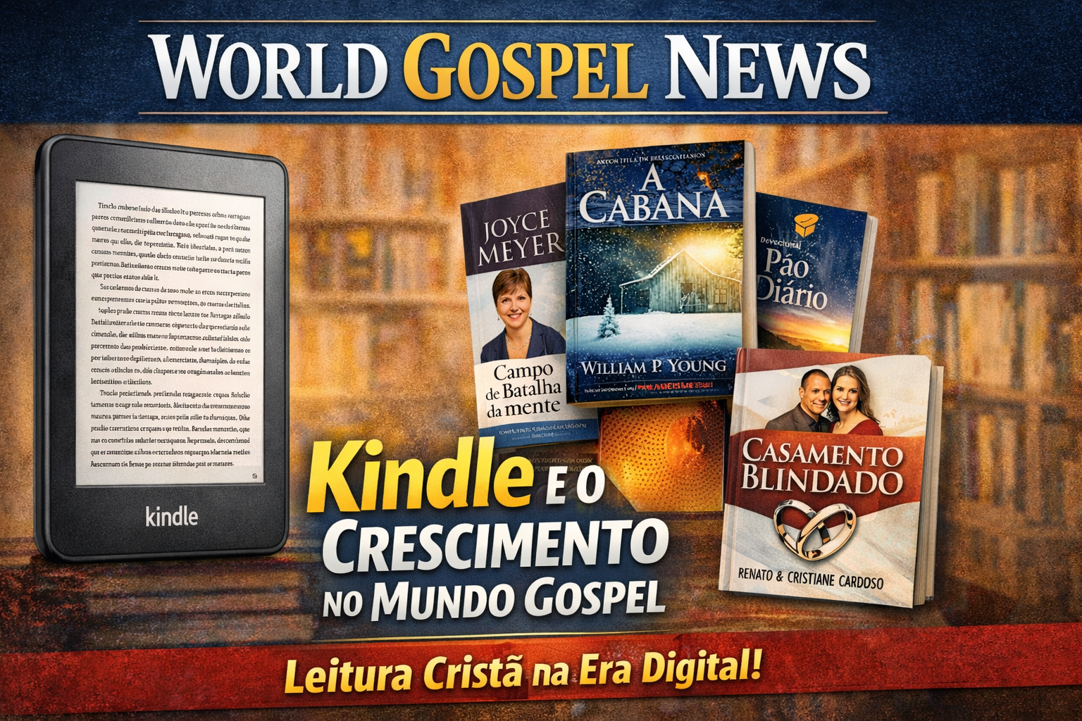 Kindle no meio Gospel: novas versões, leitura cristã digital e dicas para ler gratuitamente