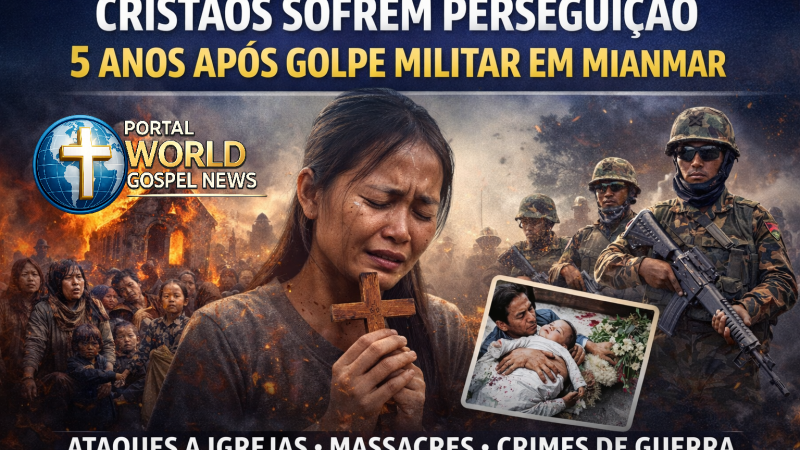 Cristãos enfrentam violência e perseguição cinco anos após golpe militar em Mianmar