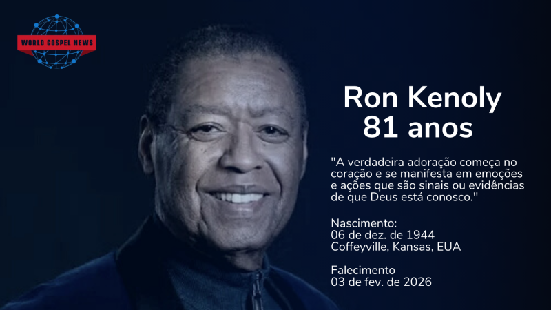 Morre o cantor gospel Ron Kenoly, aos 81 anos 