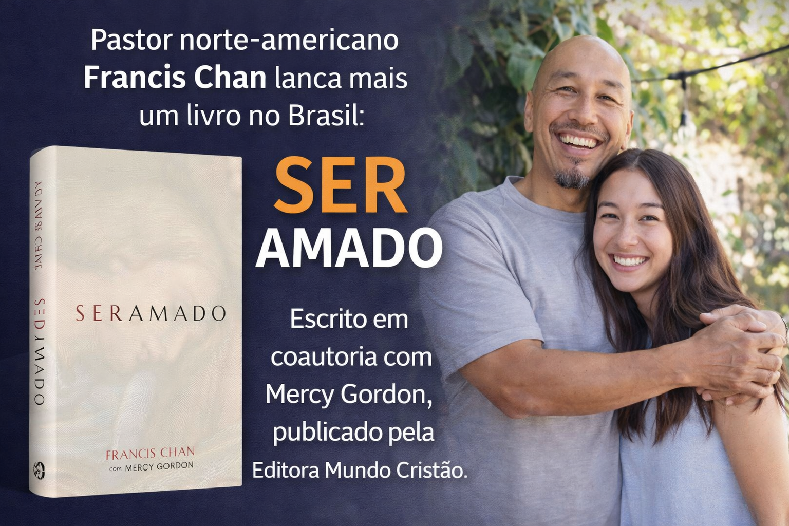Francis Chan lança novo livro no Brasil sobre o amor