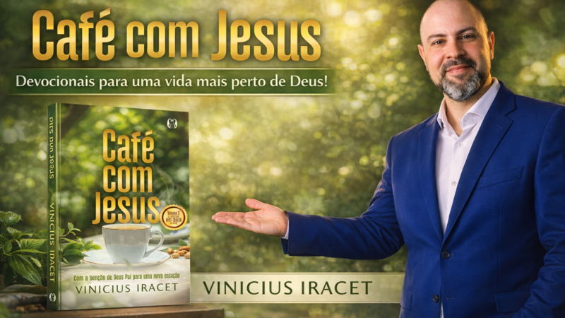 “Café com Jesus 3” chega neste mês às livrarias de todo o Brasil