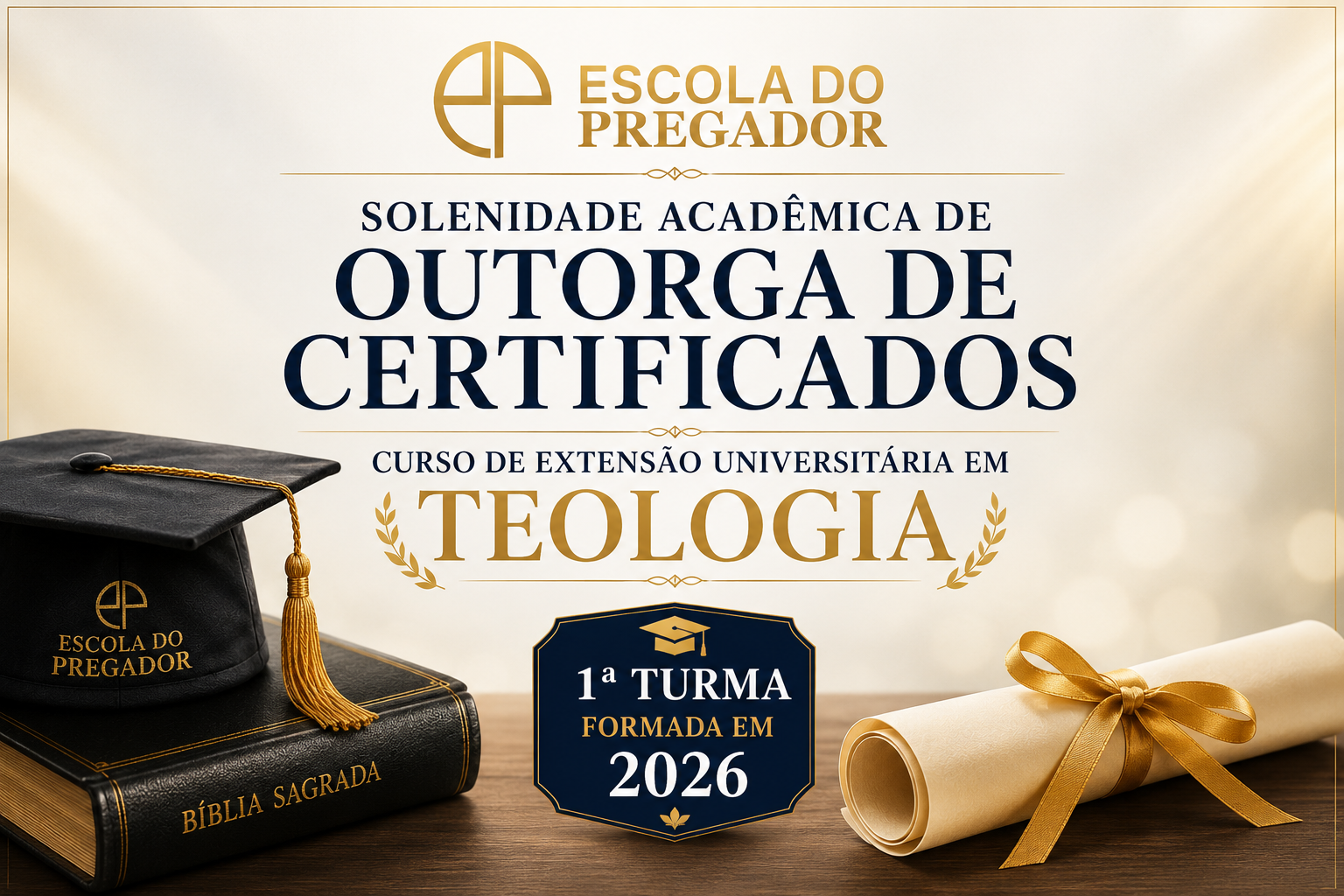 Escola do Pregador realiza solenidade de formatura da primeira turma do Curso de Teologia em Itapevi