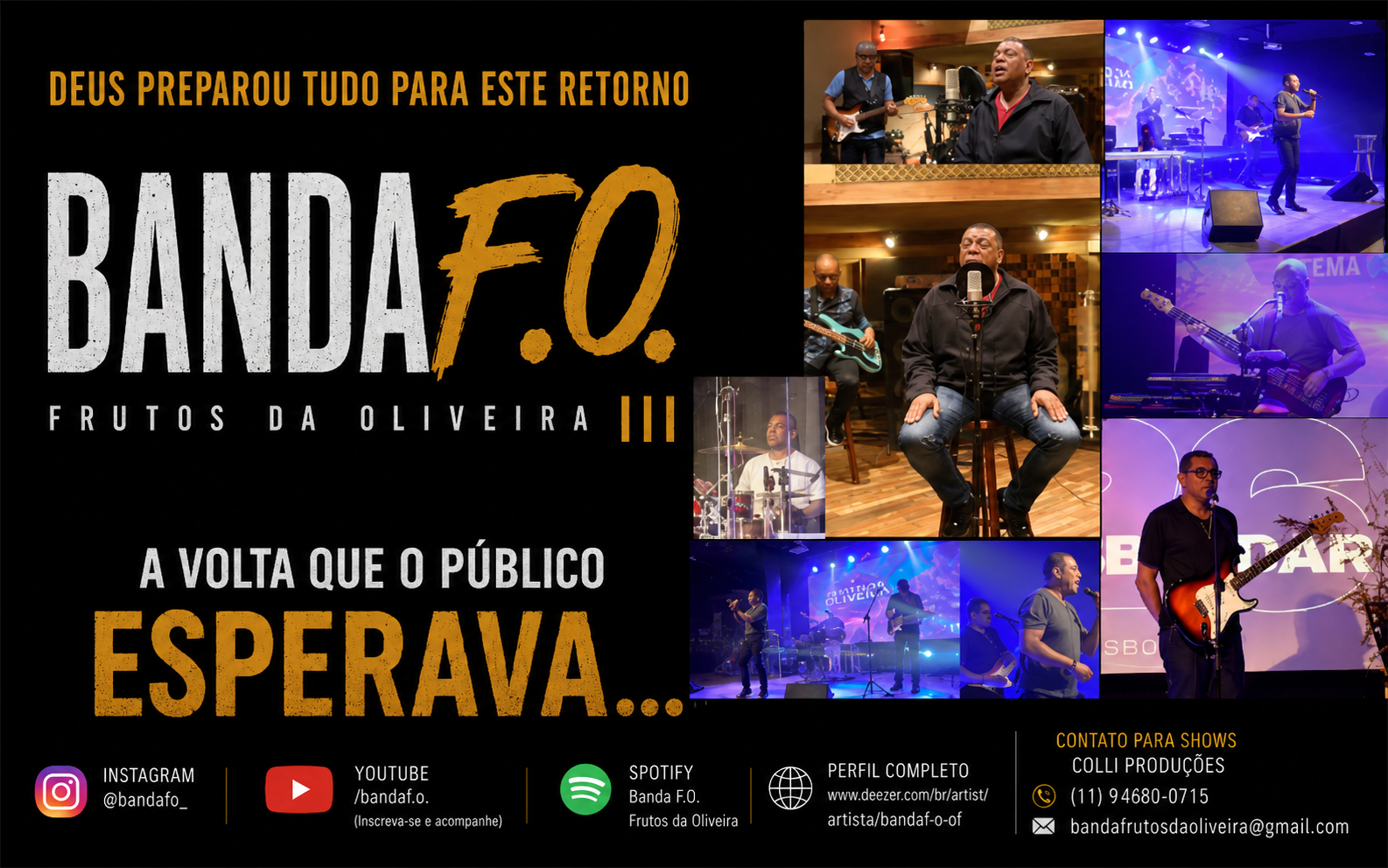 Banda F.O. está de volta: grupo inicia nova fase com repertório renovado e agenda aberta