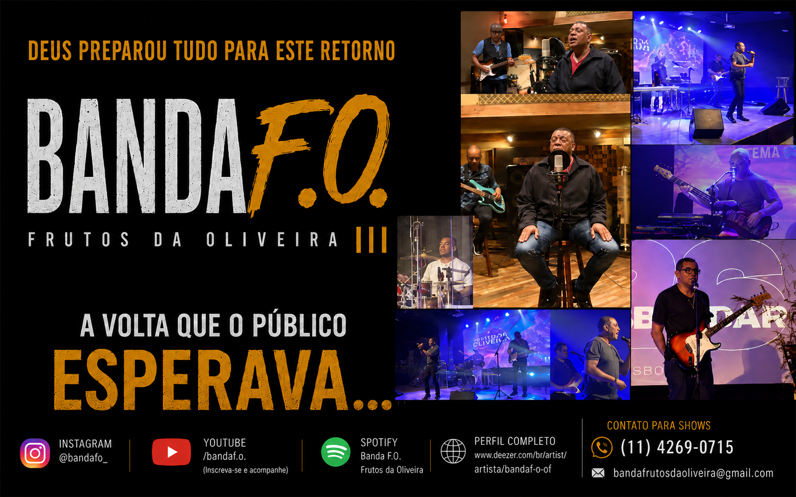 Banda F.O. está de volta: grupo inicia nova fase com repertório renovado e agenda aberta