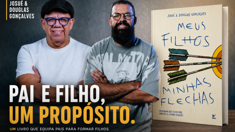 Apresentador do JesusCopy escreve livro com o pai
