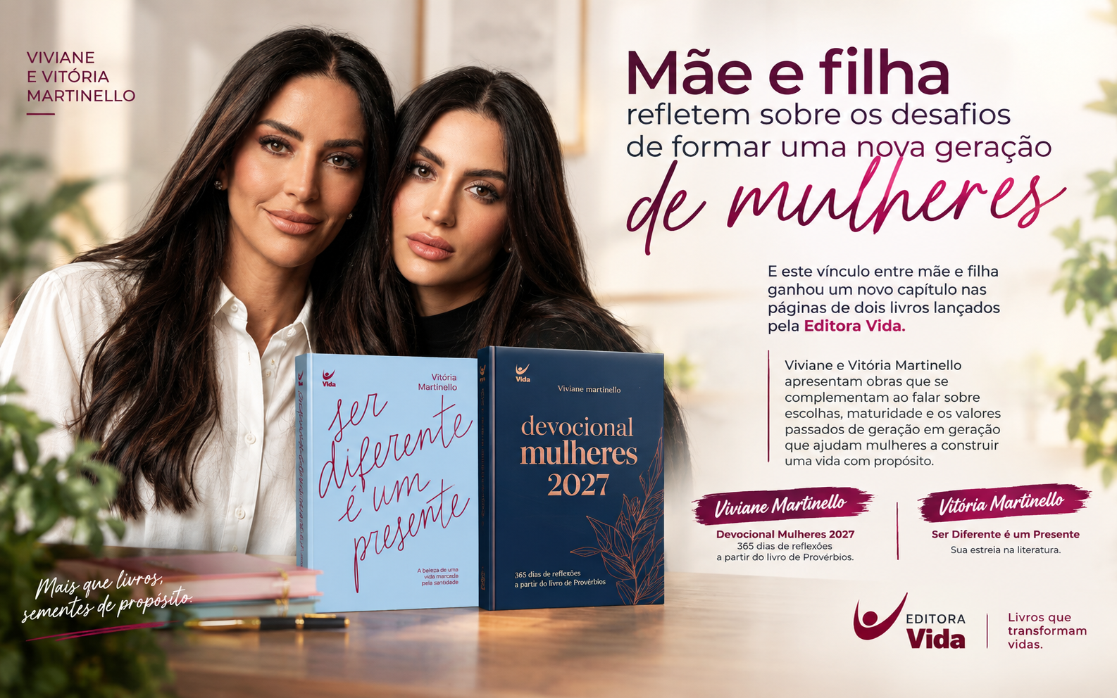 Mãe e filha refletem sobre os desafios de formar uma nova geração de mulheres