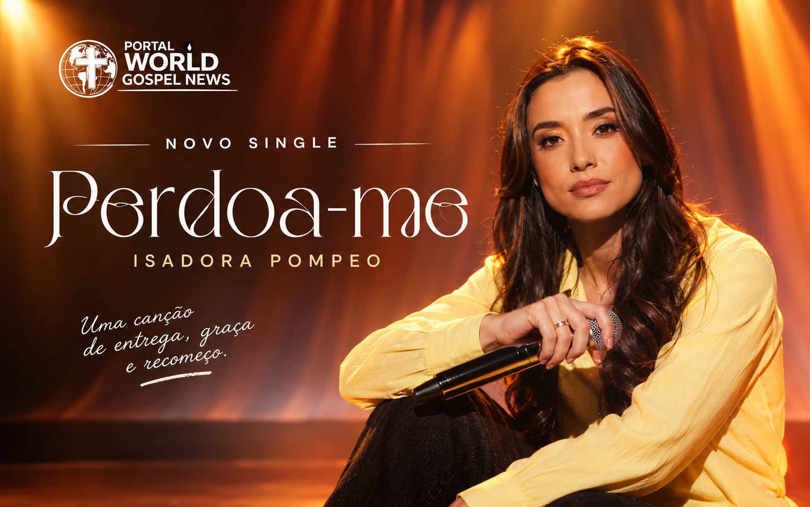Isadora Pompeo aborda o afastamento espiritual na inédita “Perdoa-me”